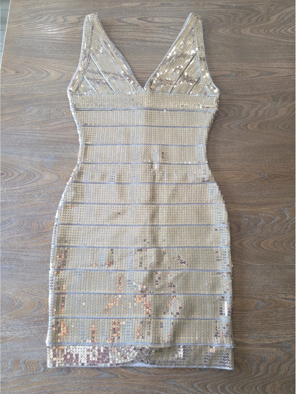 Herve Leger sequin dress